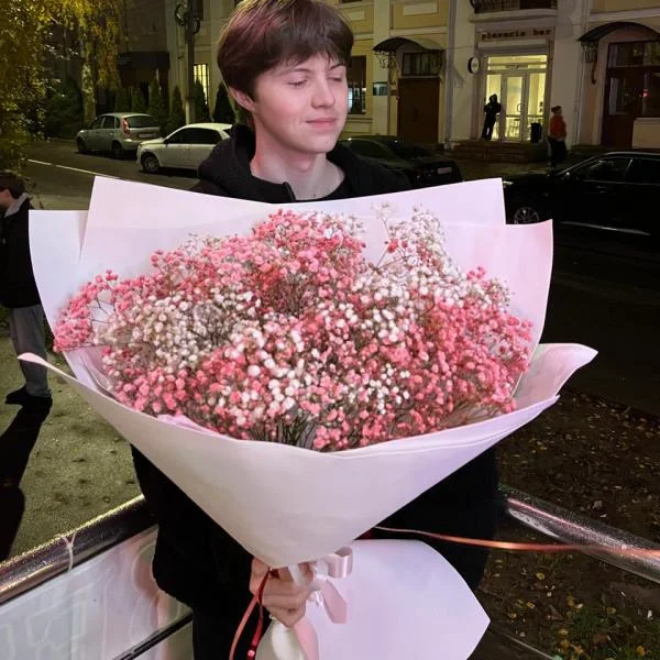 Букет "Розовое утро"